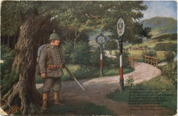 WW1 - Deutsche Grenzwacht - Feldpost - Guerre 1914-18