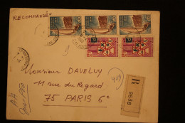 FRANCE LETTRE RECOMMANDEE DE GREZ SUR LOING POUR PARIS Du 08.04.1968 AVEC 2ex Du N°1548 ET 3ex Du N°1437 - 1961-....