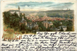 Gruss Aus Rudolstadt - Litho - Rudolstadt