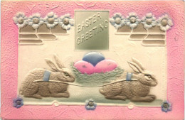 Ostern - Hase - Prägekarte - Pasqua