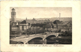 Mülheim Ruhr - Schlossbrücke Mit Stadtbad - Muelheim A. D. Ruhr