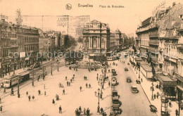 73336088 Bruxelles Bruessel Place De Brouckere Strassenbahn Bruxelles Bruessel - Andere & Zonder Classificatie