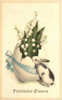 Ostern - Hase - Prägekarte - Pascua