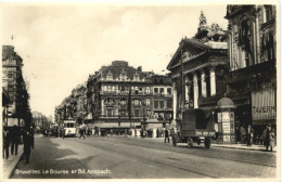 Bruxelles - La Bourse Et Bd. Anspach - Andere & Zonder Classificatie