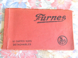 FURNES: CARNET DE VEURNE AVEC 9 CARTES POSTALES SUR 12 - Veurne