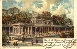 Karlsbad - Mühlbrunn-Colonade - Litho - Böhmen Und Mähren