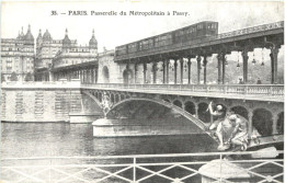 PAris - PAsserelle Du Metropolitain A Passy - Pariser Métro, Bahnhöfe