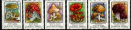 Ungarn 1986 - Mi.Nr. 3571 - 3576 A - Postfrisch MNH - Pilze Mushrooms - Funghi