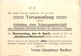 Chemnitz - Gründung Einer Schutzgemeinschaft - Chemnitz