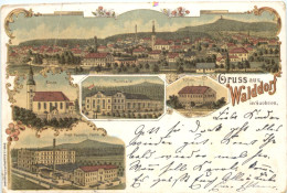 Gruss Aus Walddorf In Sachen - Litho - Görlitz