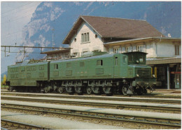 TEMATICA - SVIZZERA -  CARTOLINA - FERROVIA - Locomotiva Doppia Ae 8/14 11801, SLM/BBC 1931 Delle Ferrovie Federali Sviz - Otros & Sin Clasificación