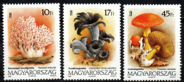 Ungarn 1993 - Mi.Nr. 4247 - 4249 - Postfrisch MNH - Pilze Mushrooms - Champignons