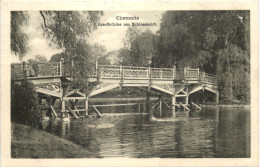 Chemnitz - Inselbrücke Am Schlossteich - Chemnitz