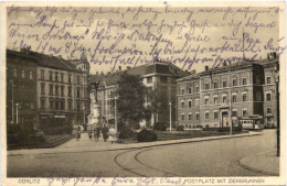 Görlitz - Postplatz Mit Zierbrunnen - Goerlitz