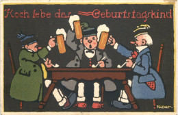 Hoch Lebe Das Geburtstagskind - Bier - Feldpost - Cumpleaños