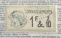 Connaissement De Bristol Pour Bordeaux 1921 Avec Timbre Valeur 1 F20 - Covers & Documents