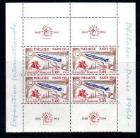 FRANCE - 1964  - PHILATEC BLOCK OF 4 MINT NEVER HINGED , S CAT £168 - Neufs