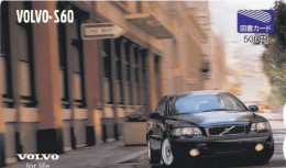 Japan Prepaid Libary Card 500 -  Car Volvo S60 - Giappone