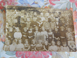 NEUFVILLES: TRES RARE PHOTO CARTE DE L'ECOLE ST JOSEPH A NEUVILLES  ANNEES 1900 ???? - Other & Unclassified