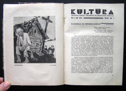 Lithuanian Magazine / Kultūra No. 1-12 1935 Complete - Informaciones Generales