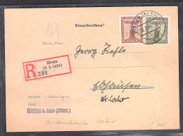 DR. R.-Karte Mit Mi.-Nr. D.156 + D. 164 Mit Ak.-St. - Other & Unclassified