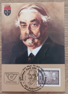 Autriche - CM 1983 - YT N°1575 - Carl Freiherr Von Hasenauer - Maximum Cards