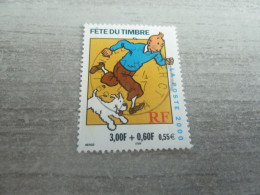 Tintin Et Milou D'après L'Oeuvre De Hergé - 3f.+60c.(0.55 €) - Yt 3304 - Multicolore - Oblitéré - Année 2000 - - Used Stamps