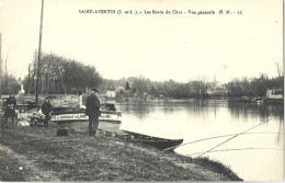 SAINT AVERTIN - Les Bords Du Cher - Vue Générale - PENICHE - Pêcheur - Saint-Avertin