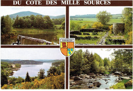 CPM FRANCE 19 CORREZE DIVERS - Du Côté Des Mille Sources - Multivues 1987 - Altri & Non Classificati