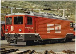 TEMATICA - SVIZZERA -  CARTOLINA - FERROVIA - - Other & Unclassified