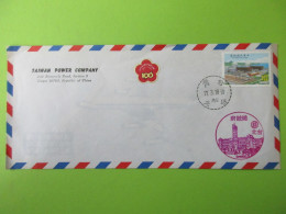 Marcophilie - Enveloppe - Républic Of China - Taïwan Power Compagny, Taipei - Oblitérés