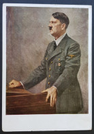 GERMAN THIRD 3rd REICH NSDAP ORIGINAL PROPAGANDA POSTCARD HITLER - Oorlog 1939-45