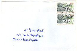 1992  CAD FORCALQUIER Sur Paire " L' ORIENT " - Storia Postale