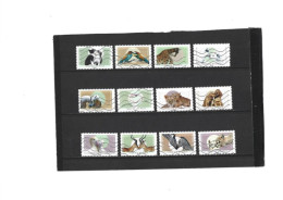 FRANCE    2023    Autoadhésif  Y.T. N° 2242 à 2253  Tendres Animaux  Oblitéré - Used Stamps