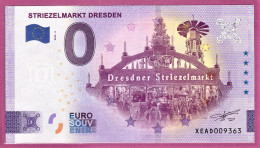 0-Euro XEAD 2022-4 STRIEZELMARKT DRESDEN - Essais Privés / Non-officiels