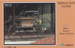 Japan Prepaid Highway Card 10500 -  Car Oldtimer Benz Motor Vehicle - Japan