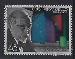 Italy 1967  Luigi Pirandello (o) Mi.1234 - 1961-70: Oblitérés