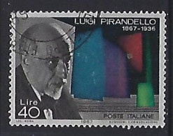 Italy 1967  Luigi Pirandello (o) Mi.1234 - 1961-70: Usados