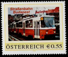 PM Straßenbahn Budapest Ex Bogen Nr. 8008818 Postfrisch - Timbres Personnalisés