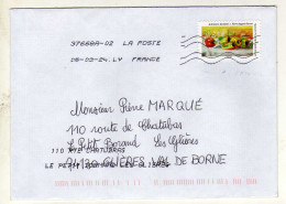 Enveloppe FRANCE Oblitération LA POSTE 37668A-02 05/03/2024 LV - Annullamenti Meccaniche (Varie)