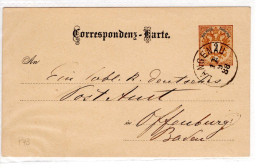 Entier De Langenau - Lettres & Documents