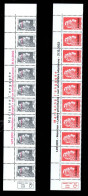 YV 5642A & 5643A N** MNH Luxe En Bande De 10 Haut De Feuille Avec Texte 31.12.2002 Date De Retrait , Marianne D'YZ - Neufs