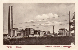 TURDA FABRICA DE CARAMIDA,BRICK FACTORY,1924 ,POSTCARD  ROMANIA. - Romania