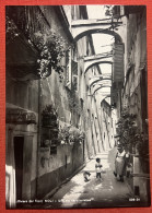 Cartolina - Riviera Dei Fiori - Noli ( Savona ) - Una Via Caratteristica - 1954 - Savona