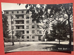 Cartolina - Novi Ligure - Viale Garibaldi - 1953 - Alessandria