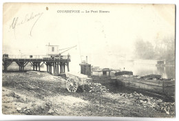 COURBEVOIE - Le Pont Bineau - PENICHE - Courbevoie