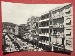 Cartolina - Albissola ( Savona ) - Via Aurelia E Alberghi - 1960 - Savona