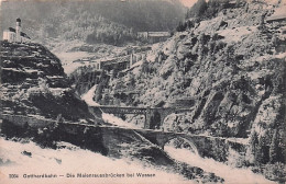 Uri - Gotthardbahn - Die Maienreussbrucken Bei Wassen - 1913 - Autres & Non Classés