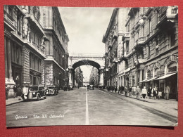 Cartolina - Genova - Via XX Settembre - 1952 - Genova (Genoa)