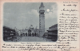 VENEZIA  - Piazza E Basalica Di S Marco - 1899 - Venetië (Venice)